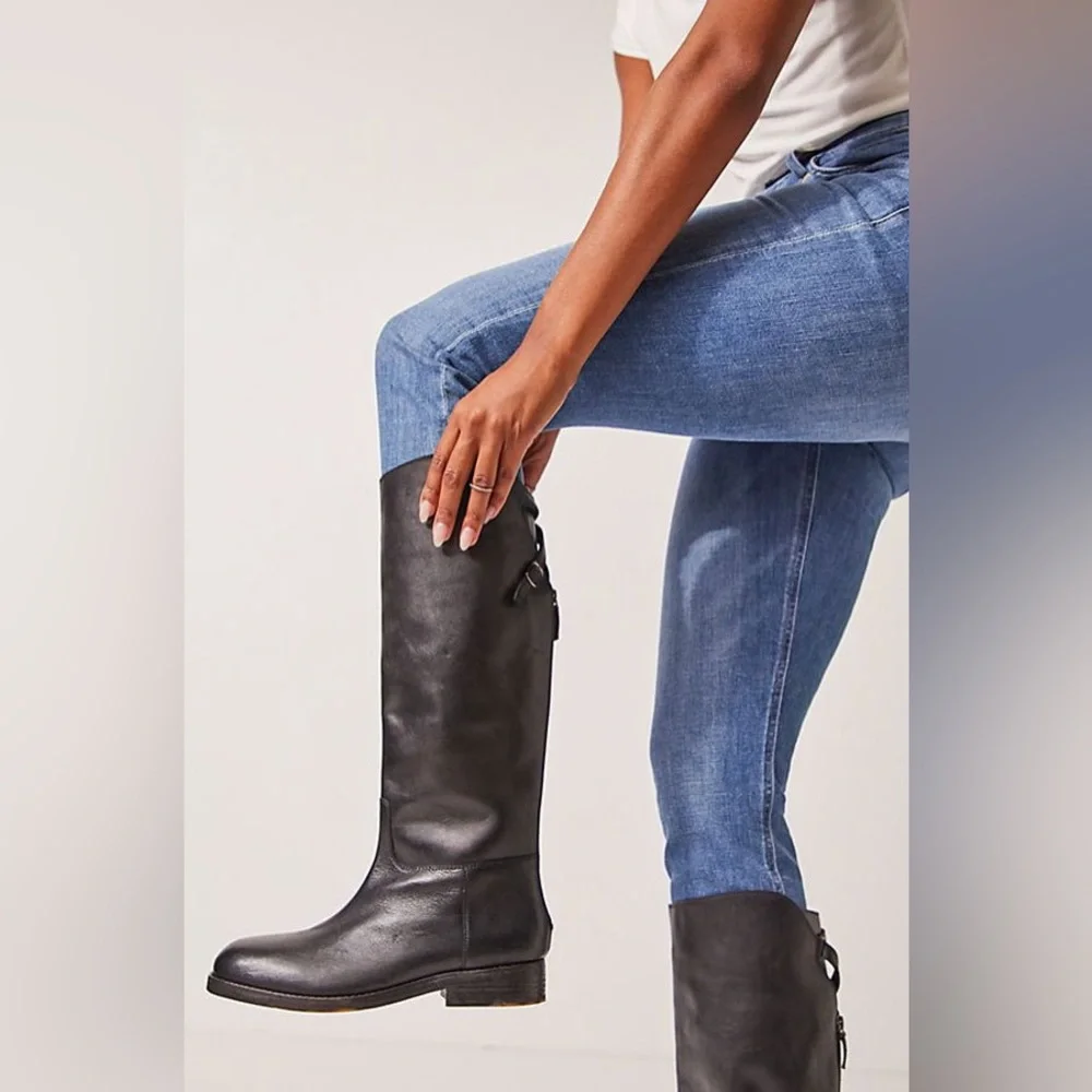 Free People Everly Equestrian Boots Size 9.5